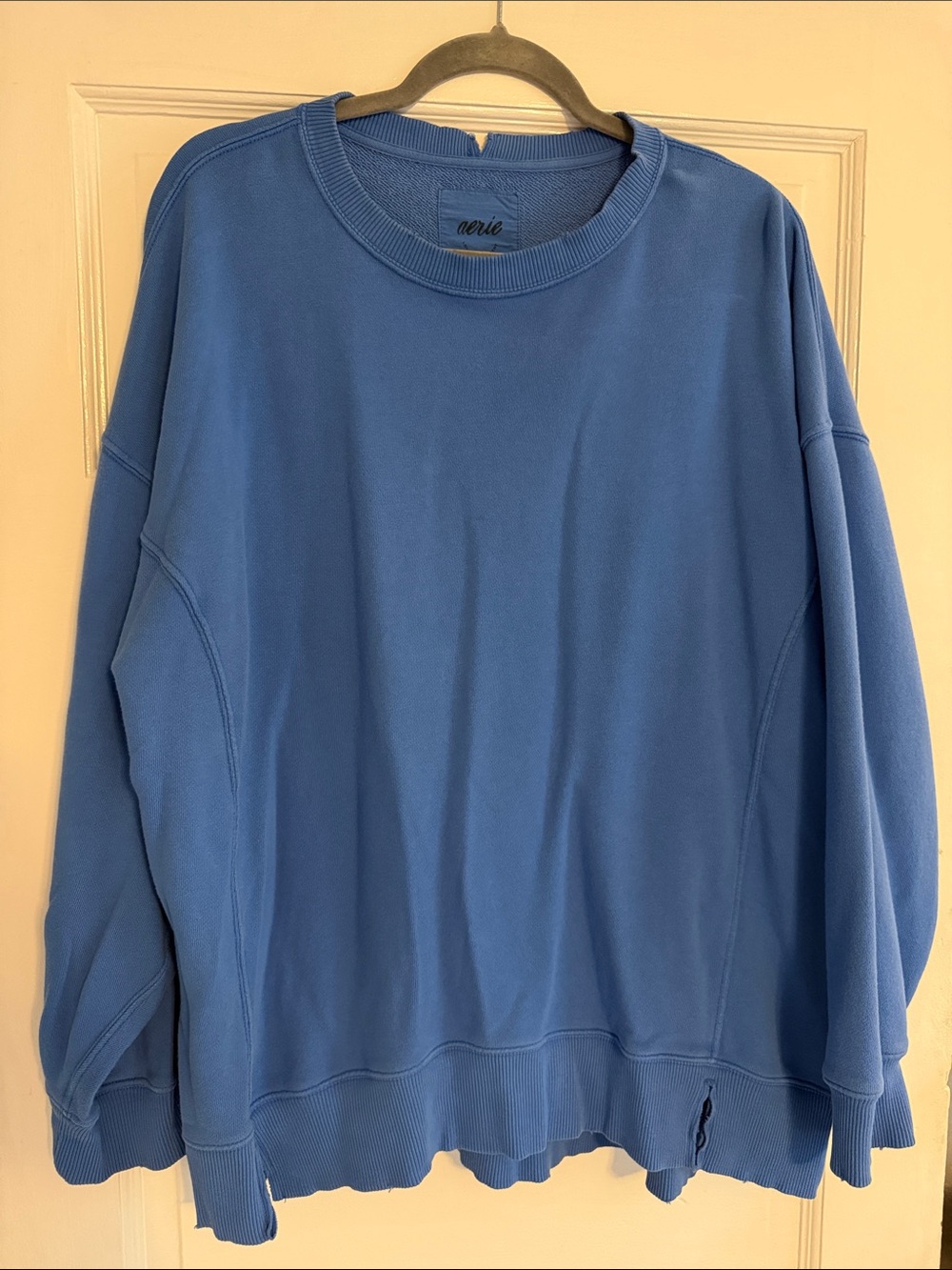 aerie Blue Women's Crewneck Sweatshirt